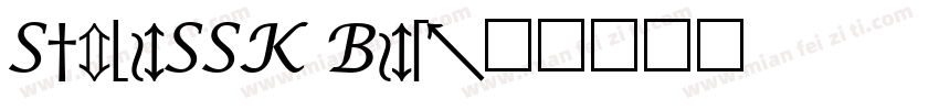 SymbolSSK Bold字体转换